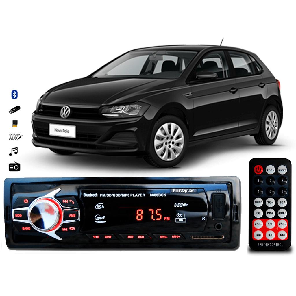 Aparelho Som Mp3 Volkswagen Polo Bluetooth Pendrive Rádio