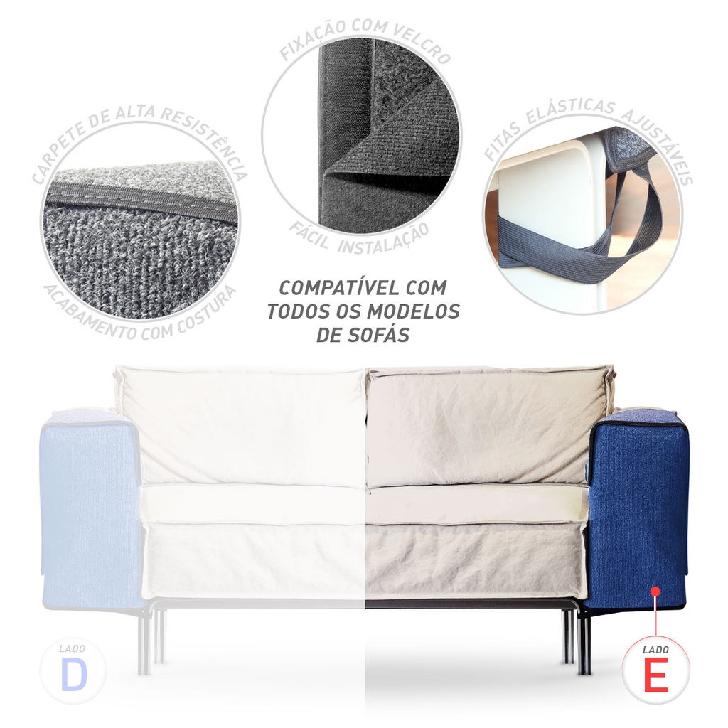Arranhador Protetor Sofá Azul: Onde Comprar | BuscaProdutos