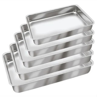 Kit 5 Forma Assadeira Bolo Retangular N1 A N5 Alumínio em Oferta na Shopee