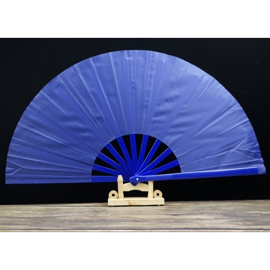 Leque Oriental Grande Liso / Estampado Kung Fu Tai Chi Chuan Dança Apresentações Dragão RED BLACK ENVIO IMEDIATO