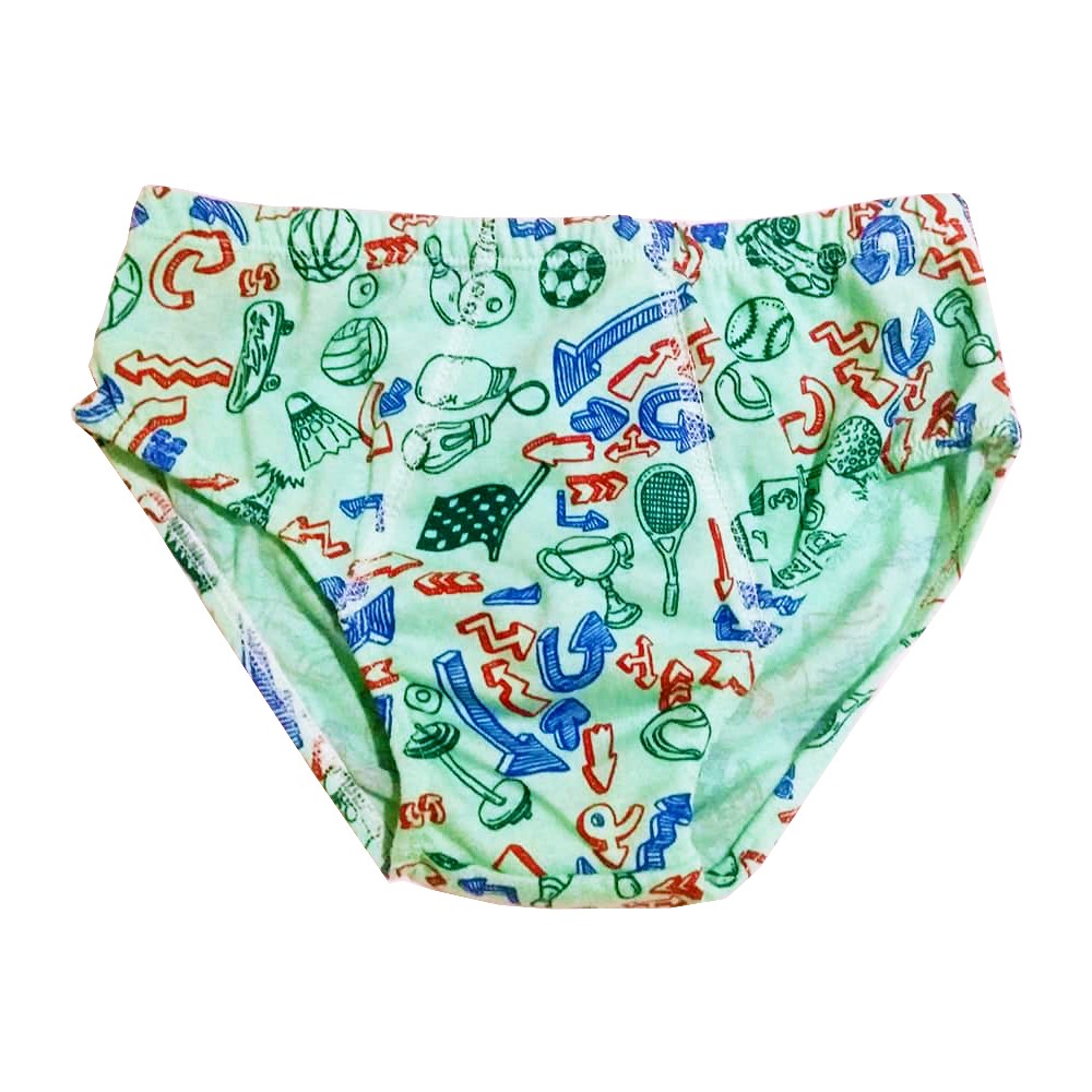 Kit 3 Cuecas menino  Infantil De Algodão Estampas Sortidas