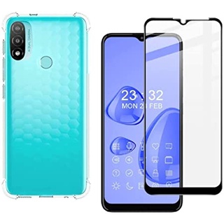 Kit Capa Capinha MOTO E20 Tela 6.5 + Película de Vidro 9D/3D