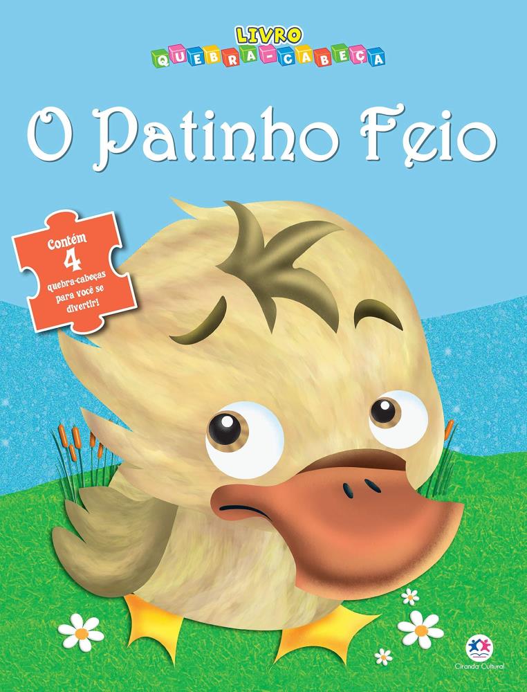 Livro O Patinho Feio Quebra-Cabeças Ciranda Cultural