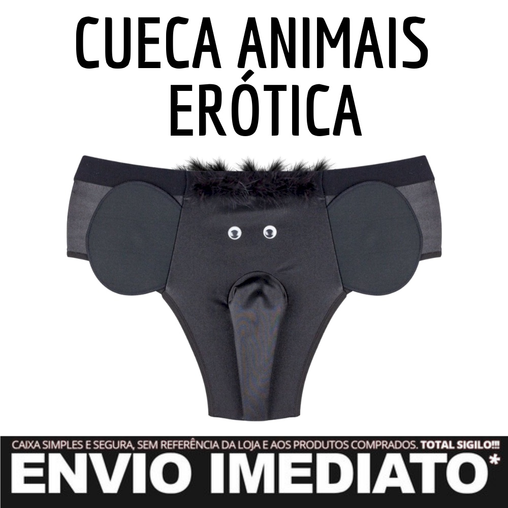 Cueca Erótica com estampa de animais | PRONTA ENTREGA | Sex Shop -  Escorrega o Preço