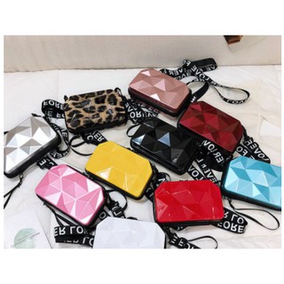 Bolsa Mini Bag Blogueira Influencer Fibra Rígida Transversal Tendência Forever
