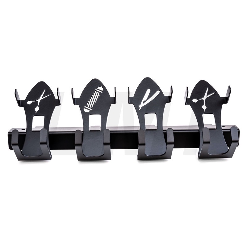 Base/Suporte para máquinas de barbeiro 4 lugares