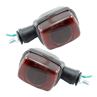 Kit 2 Pisca Seta Ybr 125 Xtz 125 2002 2003 2004 2005 2006 2007 2008 Fumê Bronze Amarelado Escurecida