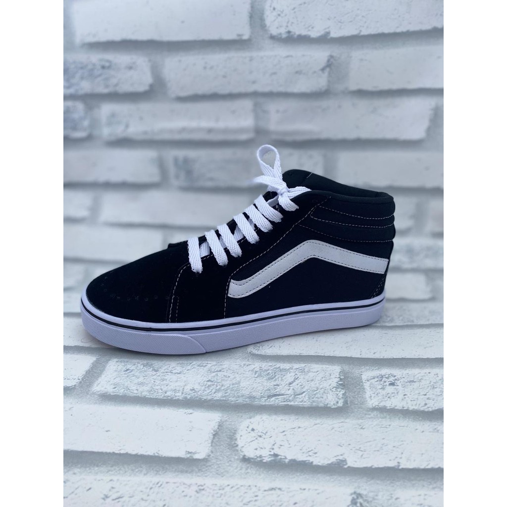 tenis vans preto botinha