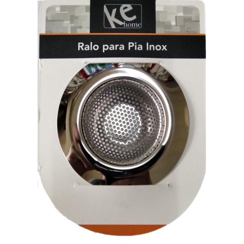 RALO PARA PIA - INOX - VALVULA AMERICANA - 9cm x 5,6cm
