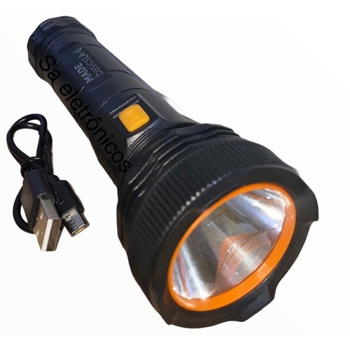 Lanterna Led Tatica Recarregável Bem Forte Luminária Lateral - Made Basics LA-6