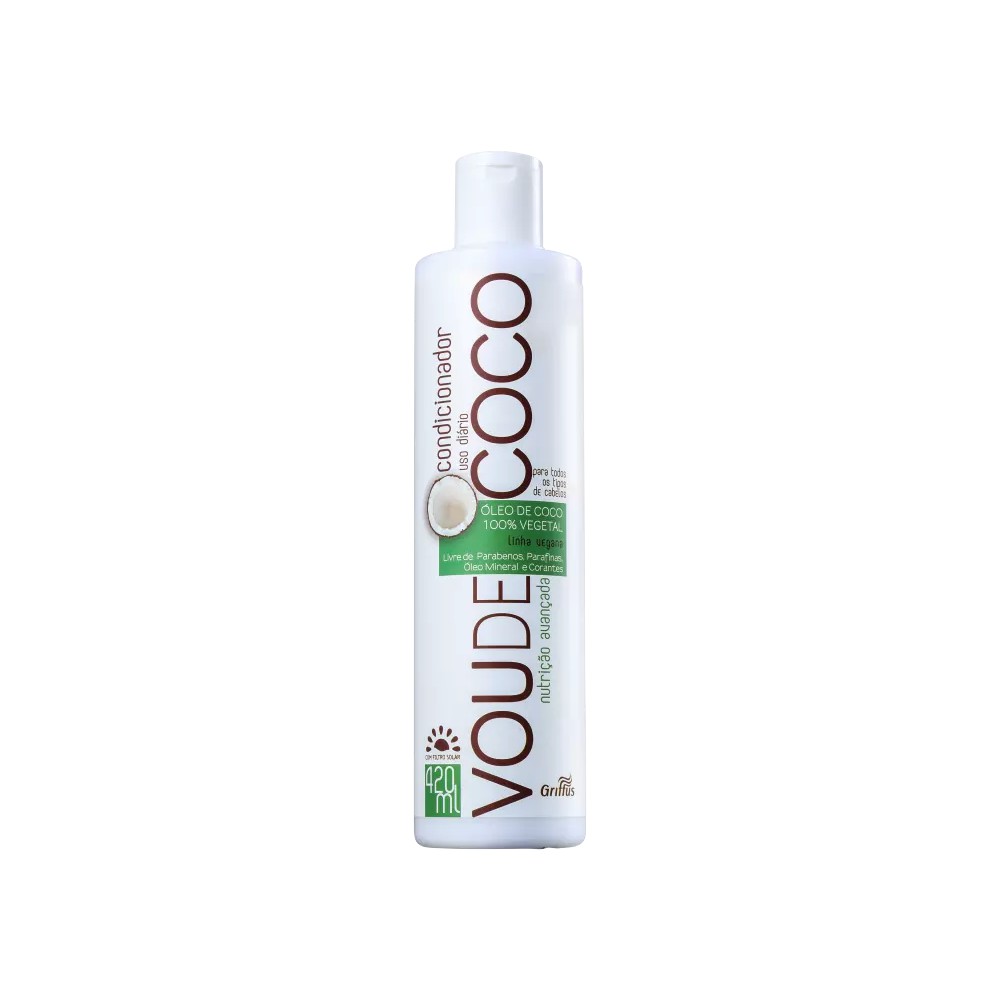 Condicionador Linha Vegana Vou de Coco Griffus - 420ml