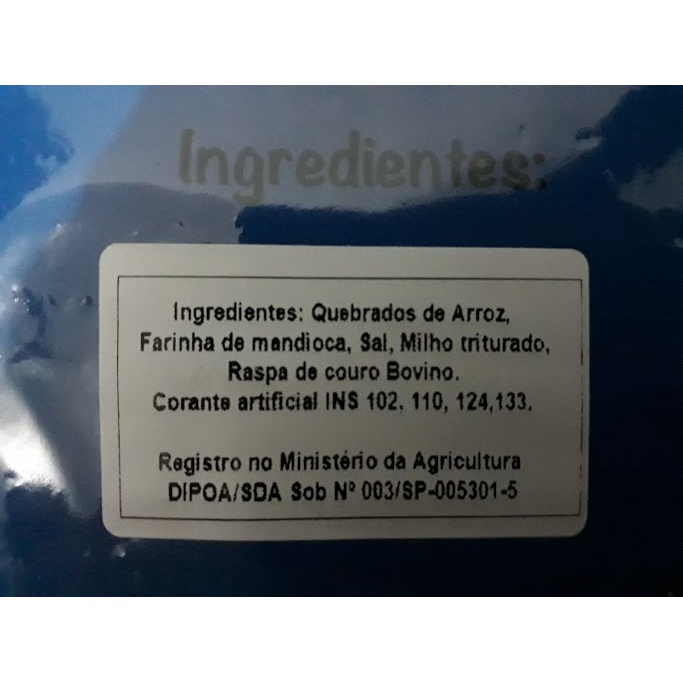Osso palito colorido 1kg 6mm Paladar Canino petisco para cães — imagem 2 de 2