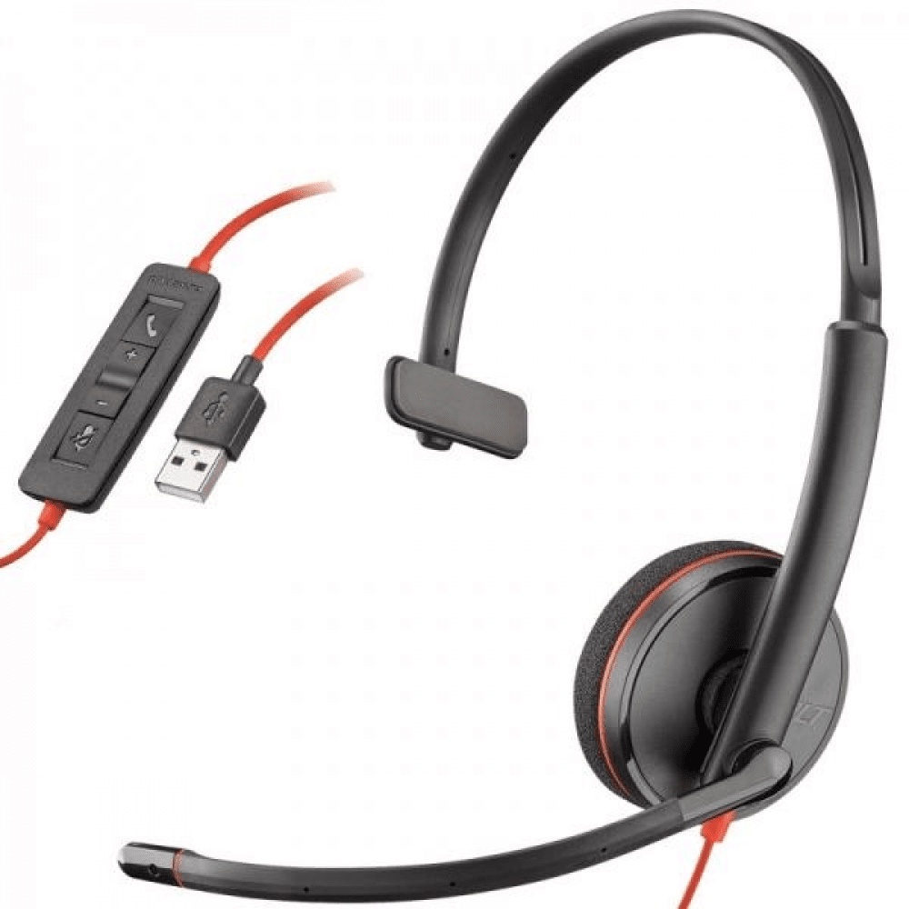 Headset Usb - Plantronics Blackwire C3210 | Shopee Brasil
