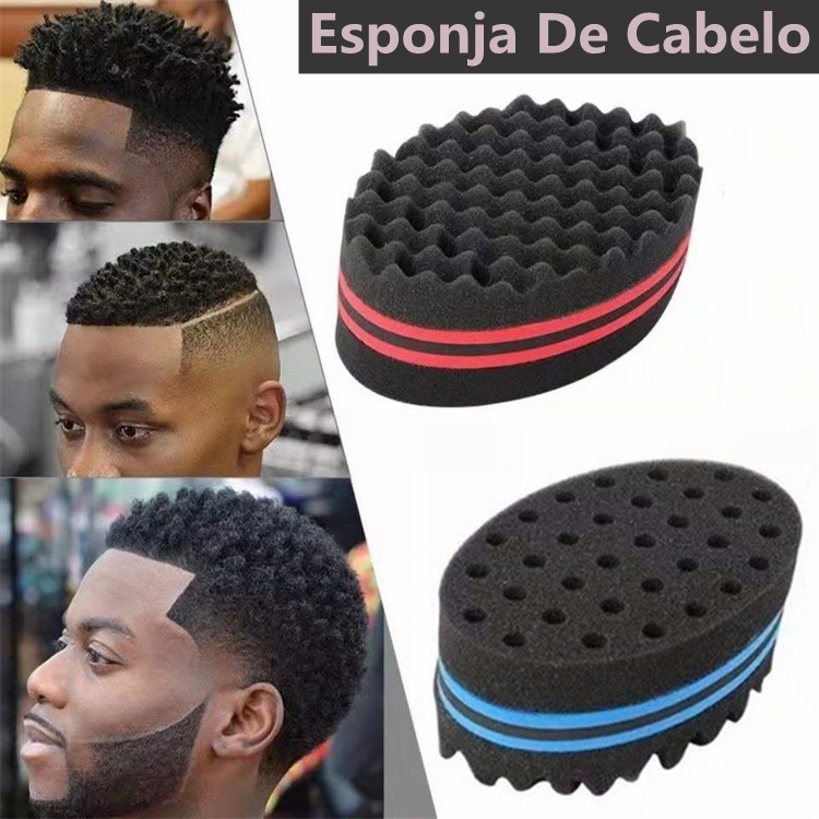 Esponja para cachear cabelo hot sale masculino