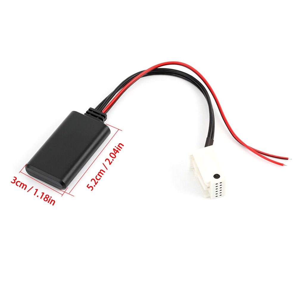 B Blesiya Cable de audio Bluetooth adaptador MIC de repuesto adecuado para Benz W169 W245 W203 W209 