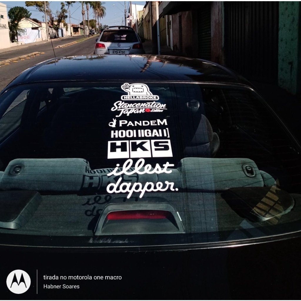 Adesivos Para Carro (hks,dapper,hoonigan..) em Oferta na Shopee