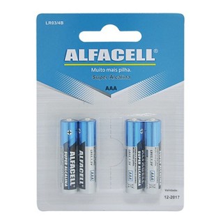 4 Pilhas Super Alcalina Aaa Lr03 1.5v Palito Convencional em Oferta na Shopee
