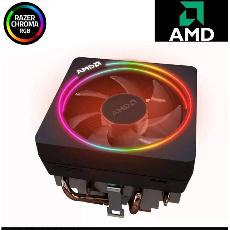 Cooler AMD Wraith Prism - Air cooler original NOVO CAIXA PRETA | Shopee ...