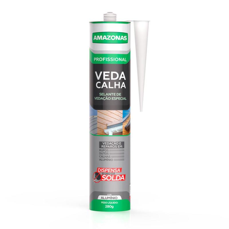 Veda Calha 280 GR Alumínio AMAZONAS em Oferta na Shopee
