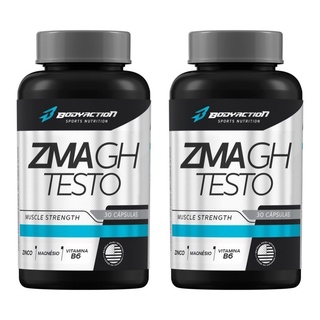 Kit 2x Zma Gh-testo Super Concentrado Premium Bodyaction