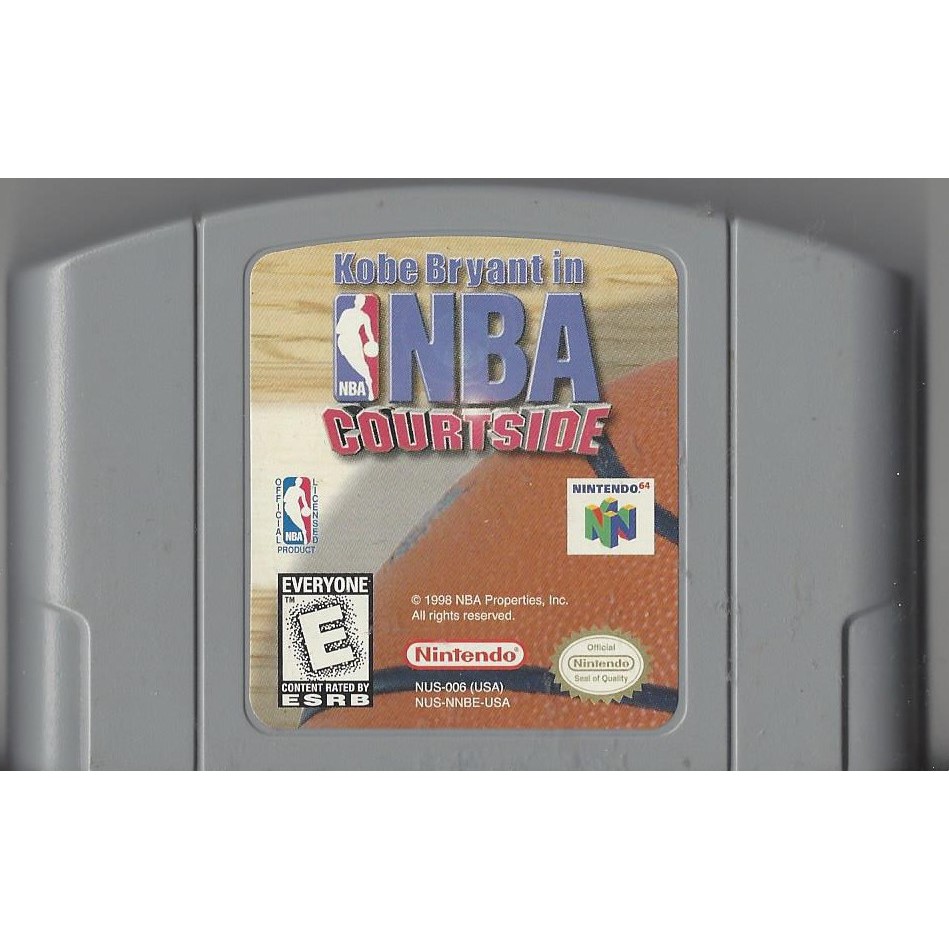 CARTUCHO NINTENDO 64   Kobe Bryant in NBA CourtsideCARTUCHO NINTENDO 64   Kobe Bryant in NBA Courtside
