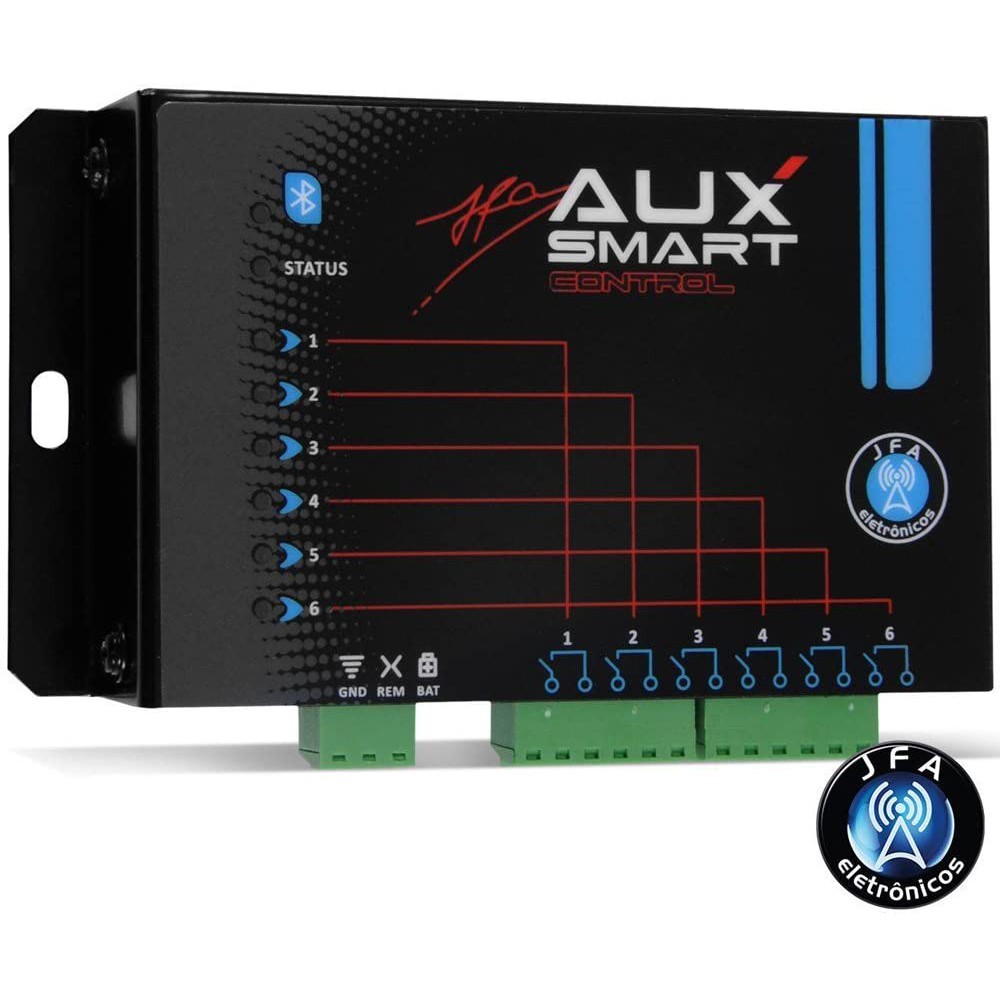 Modulo Auxiliar Jfa Para Controle Smart Control Bluetooth com 6 Funcoes