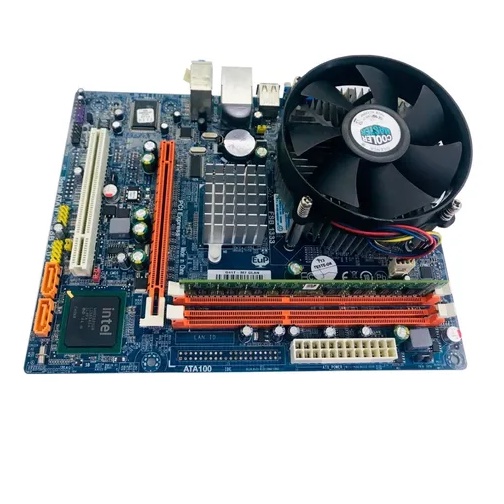 Kit 775 + Core 2 Duo E7500 + 4 Gb Ddr 3 Pronta Entrega.