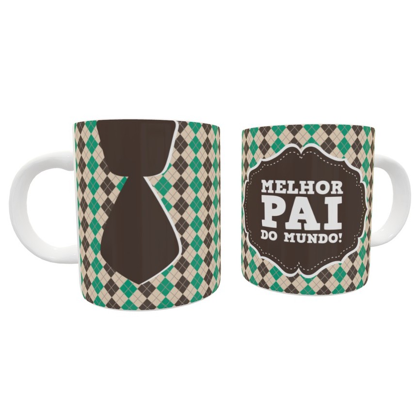 Caneca Melhor Pai do Mundo personalizada de porcelana | dia dos pais MEGA OFERTA!