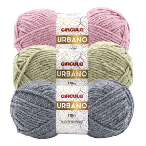 Lã Urbano 100g Crochê / Tricô Círculo - 1 Novelo