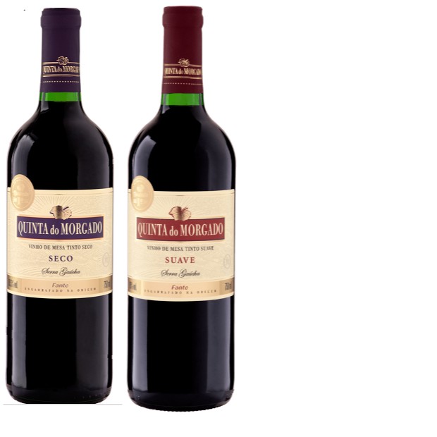 Kit Vinho Quinta Do Morgado Tinto Suave + Tinto Seco 750ml