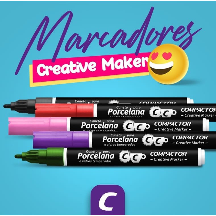 Compactor Caneta Porcelana: Onde Comprar | BuscaProdutos
