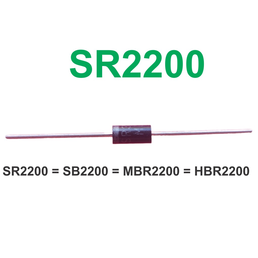 10PC  SR2200 SB2200 HBR2200 MBR2200 new Schottky
