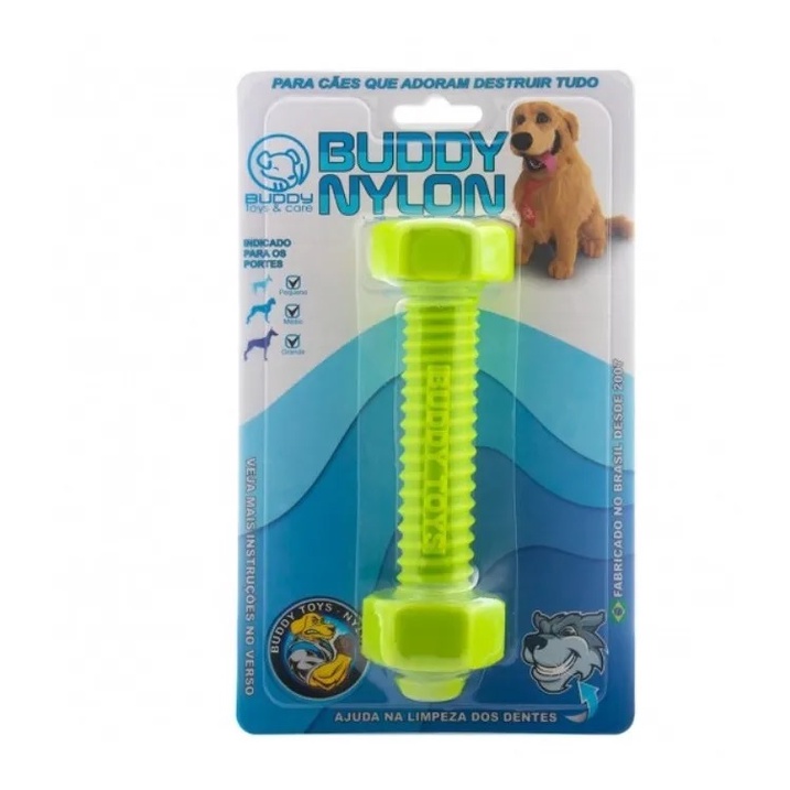 Mordedor Super Resistente Nylon Parafuso Buddy Toys em Oferta na Shopee