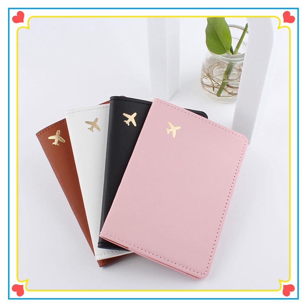 Capa Do Passaporte Padrão De Avião Casal De Casamento Conjunto Carta Porta -