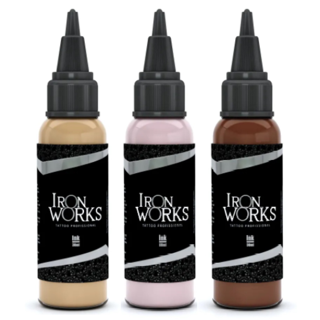 Tintas para Tatuagem Iron Works 30ml Cores Variadas Micropigmentação Tattoo em Oferta na Shopee