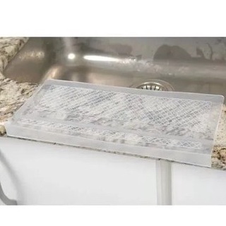 Protetor Tapetinho 34x16 De Pia Com Encaixe , Cozinha , Louça, Aba de 3 cm para encaixe ma...