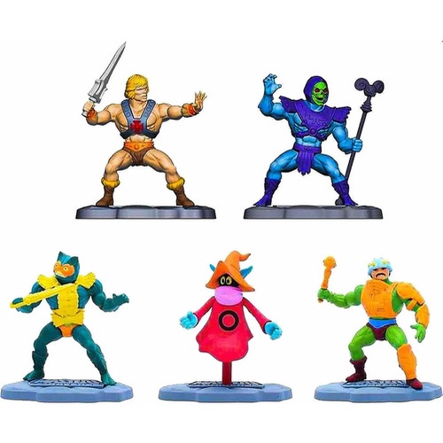 Masters Of The Universe Mini Figuras Set C/ 05 Mattel | Shopee Brasil