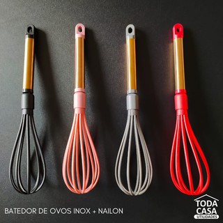 Batedor de Ovos em Inox e Náilon / Fue Batedor de Ovos / Batedor de Claras / Fouet