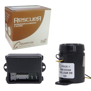 Bloqueador Automotivo Quantum Rescuer Com Sirene Alarme em Oferta na Shopee