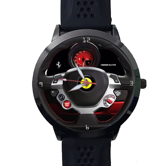 Relógio de Pulso Painel Volante GTB Ferrari Maranello F50 Time
