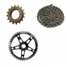 Kit Relação Bike Monark Caloi Bmx Catraca Corrente Coroa