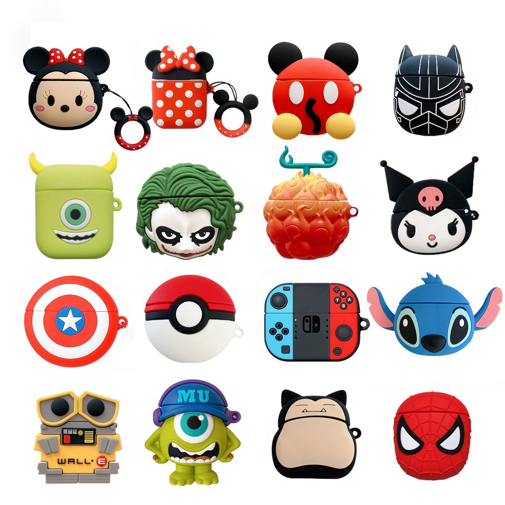 Capinha fone apple airpods 1 e 2 case i12 tws sem fio capa protetora de