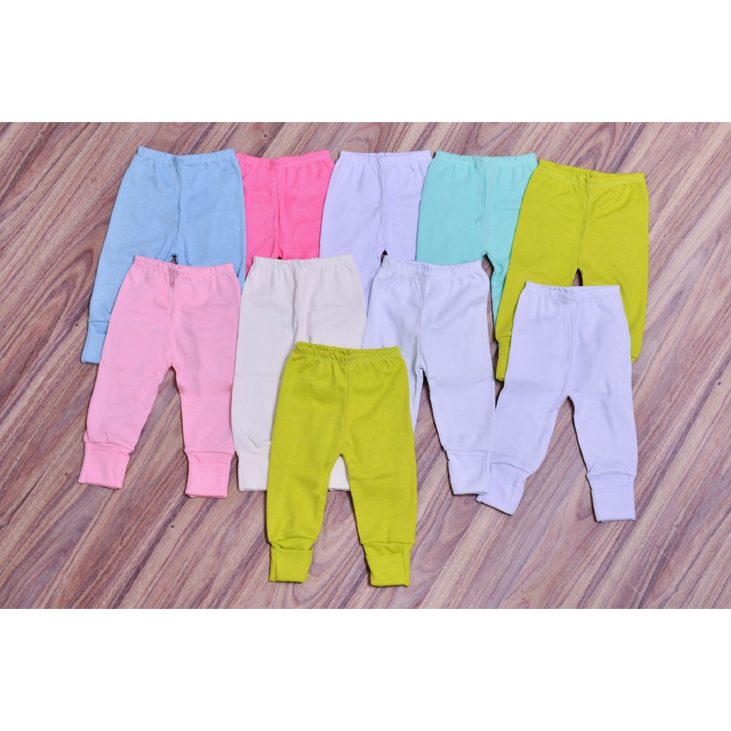 Calça Mijão Para Bebê Vira Pé 100% Algodão