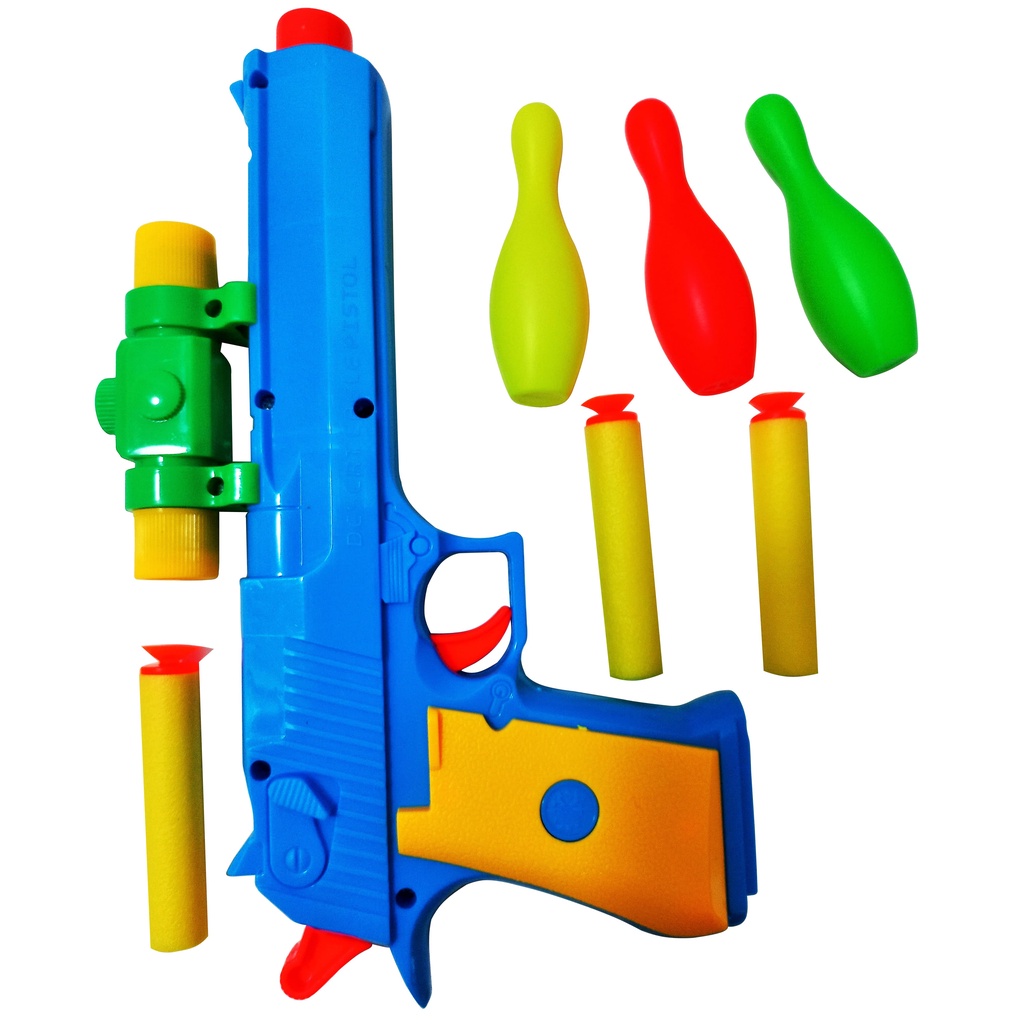 Pistola De Brinquedo Arminha Plástica - Encanto Fantasias loja de