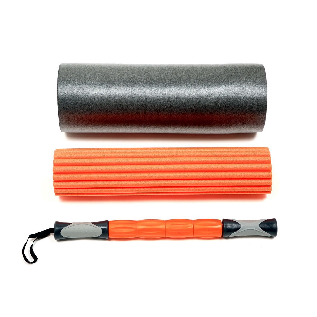Rolo Liberação Foam Roller 3 Em 1 Miofascial Ativa Odin Fit em Oferta na Shopee