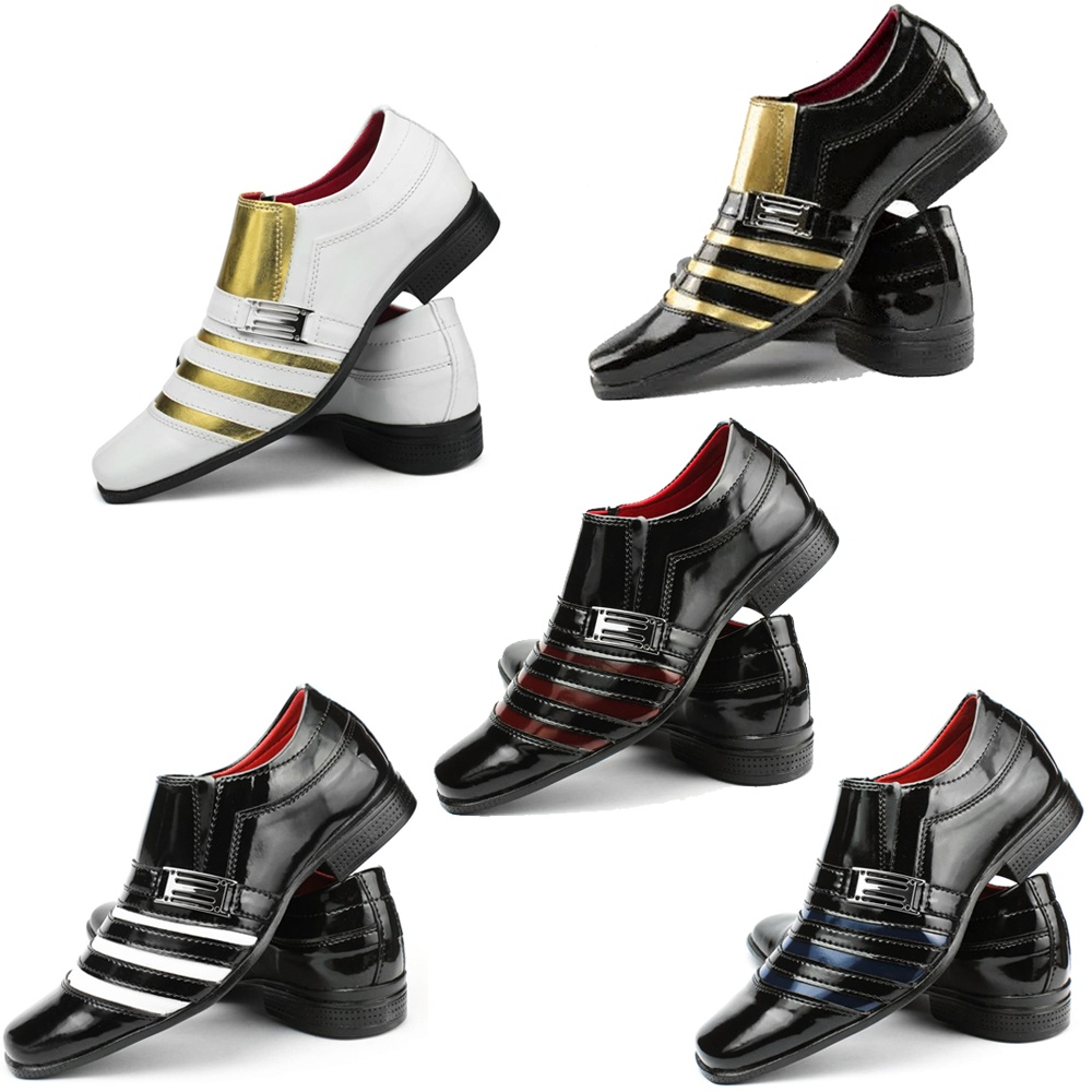Sapato social masculino colorido escolha seu modelo oferta imperdivel