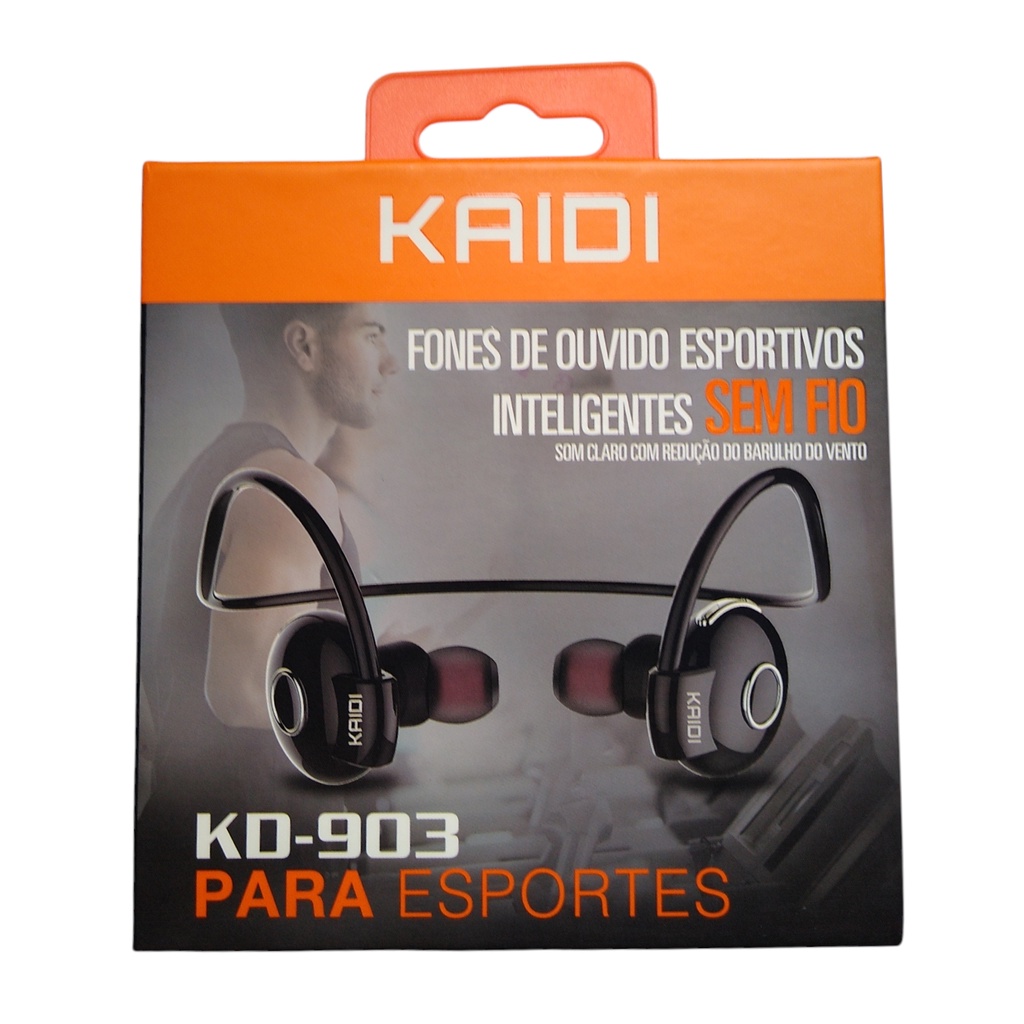 Fone De Ouvido Bluetooth De Corrida Kaidi 903 Esportivos Sem Fio ...