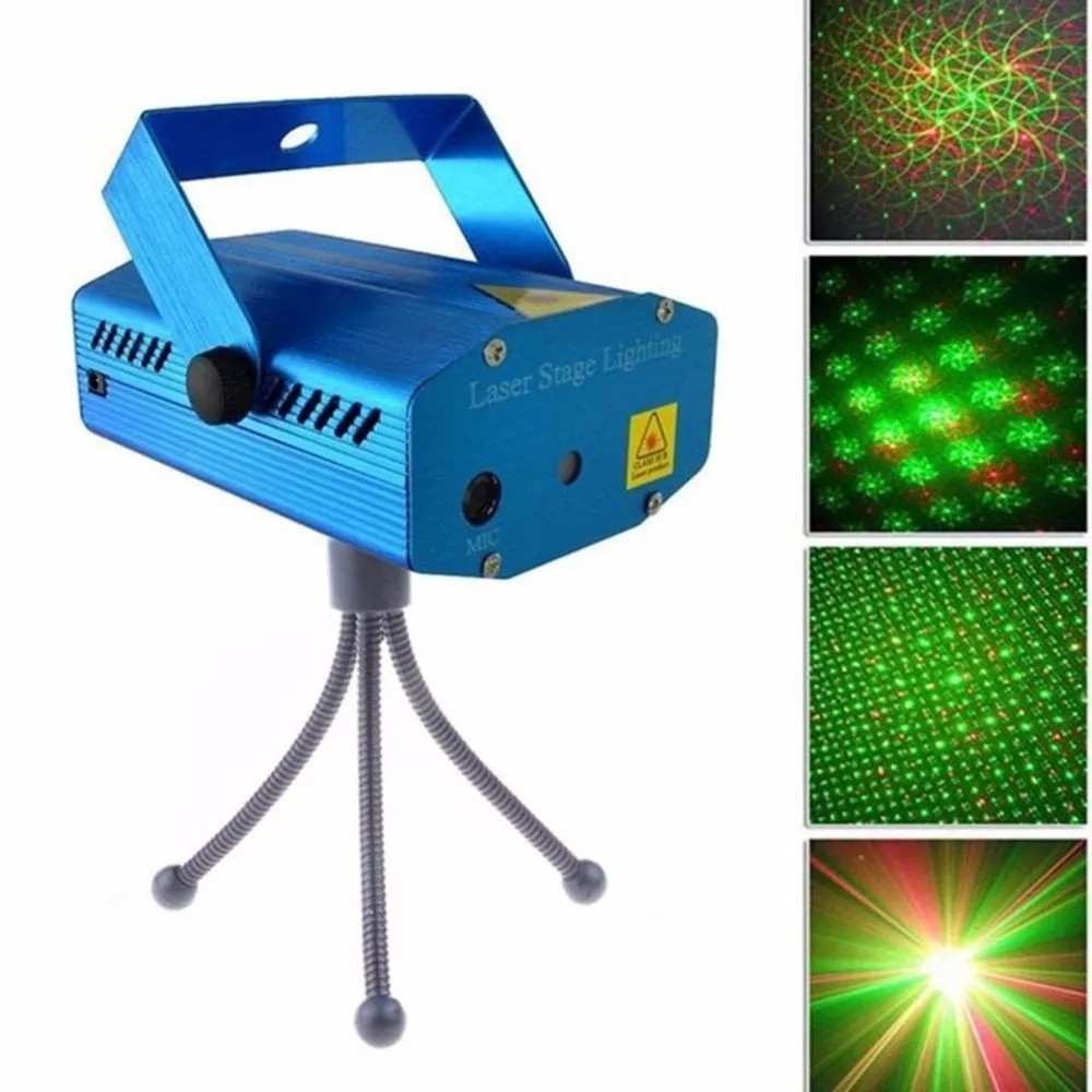 Mini Laser Projetor Holográfico Stage Lighting Yx09 BeeCost