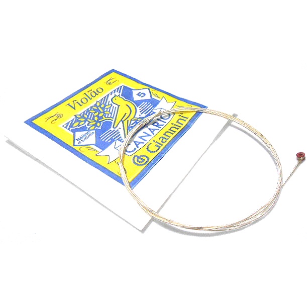 Kit Corda Violão Avulsa Nylon Com Bolinha 1/2/3/4/5/6 Giannini Canário