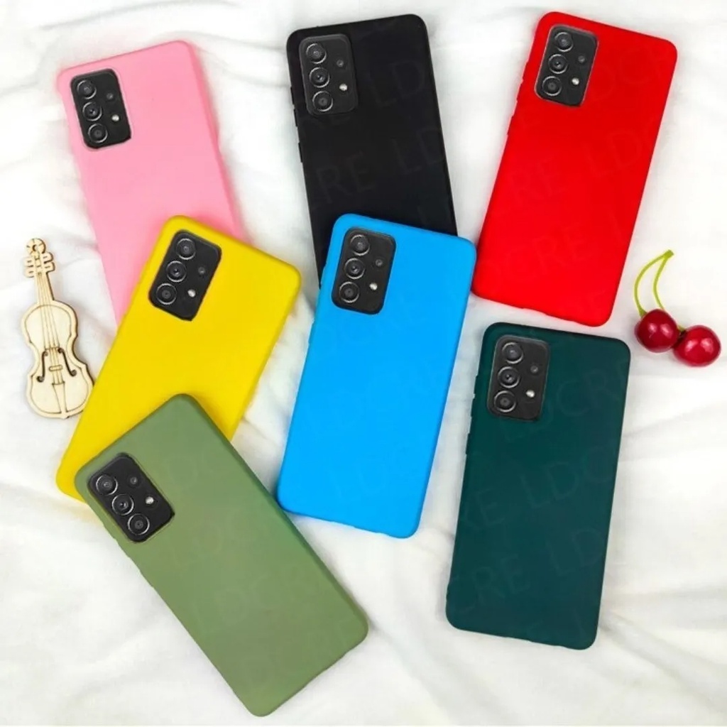 Capa Capinha Case Galaxy A72 Silicone Aveludado Soft Touch